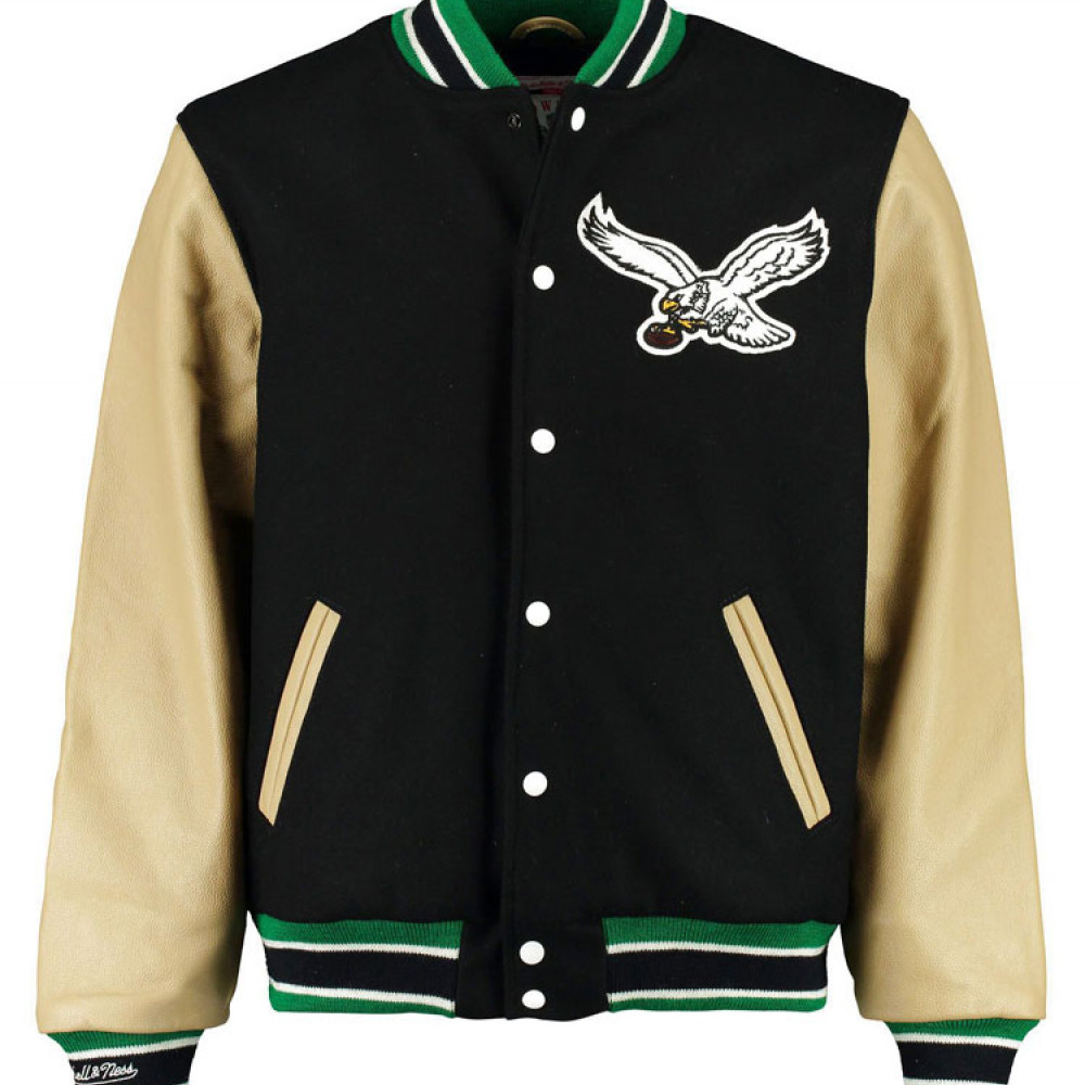 Men's Eagles Philadelphia Black Varsity Jacket